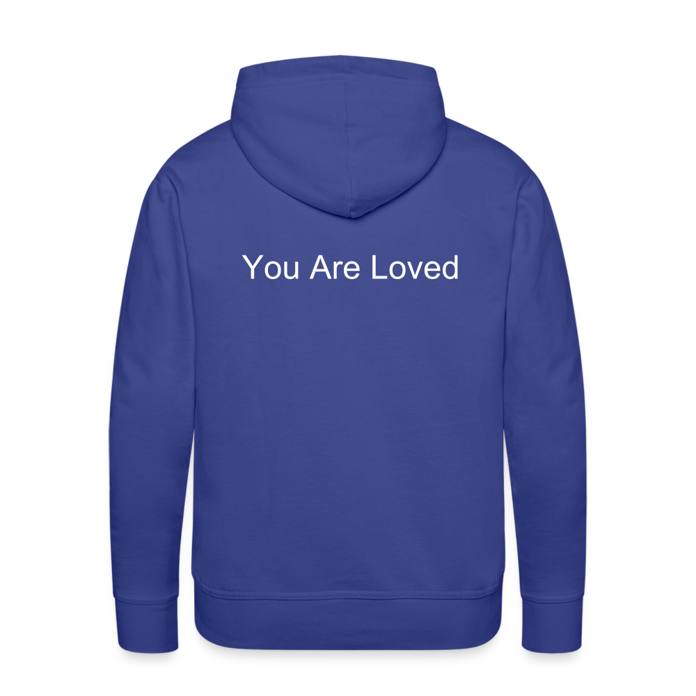 Men’s Premium Hoodie- YOU ARE LOVED - royal blue