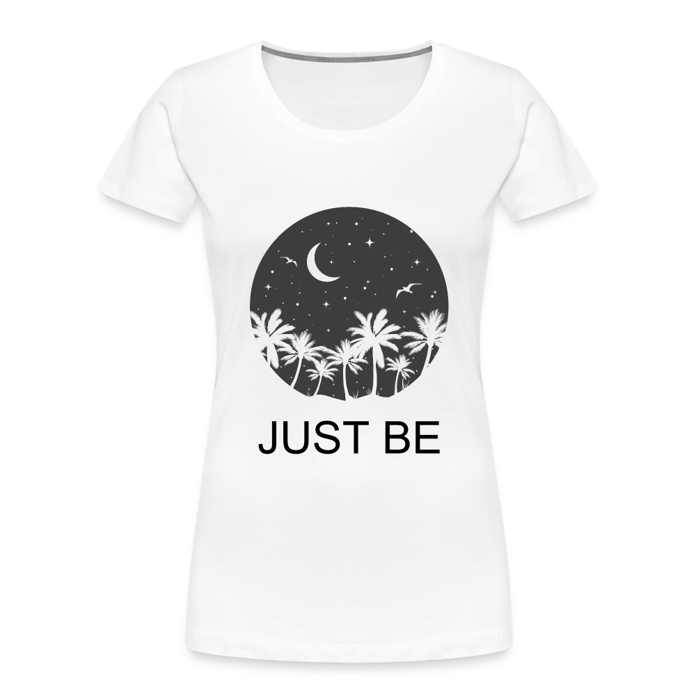 Women’s Premium Organic T-Shirt- BE - white