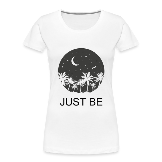 Women’s Premium Organic T-Shirt- BE - white