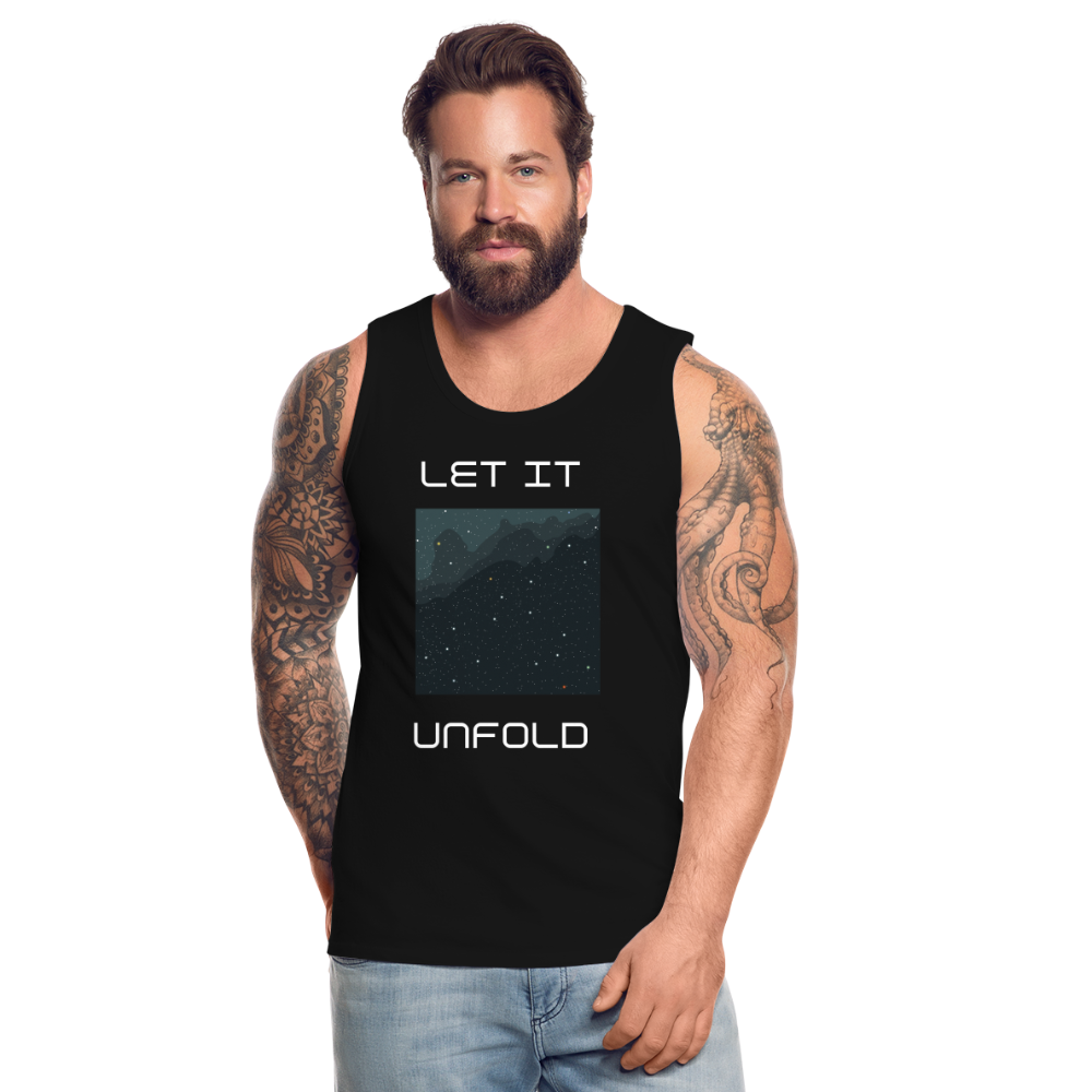 Men’s Premium Tank- Unfold - black