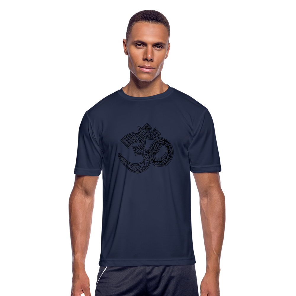 Men's moisture wicking performance- OM - navy